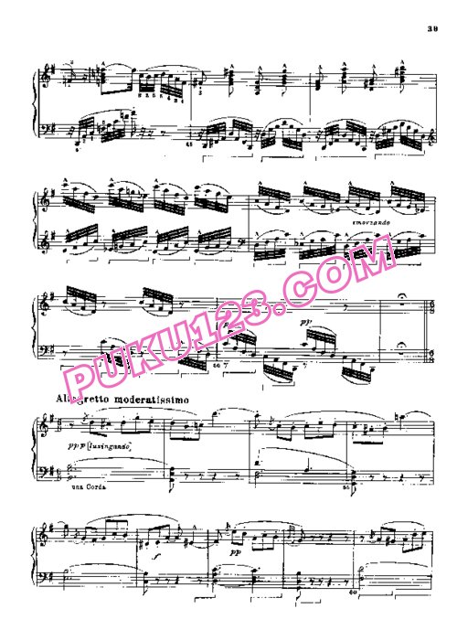 天天钢琴网-免费下载Rossini - Une Caresse à Ma Femme