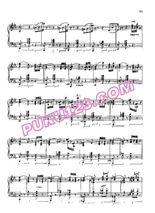 天天钢琴网-免费下载Rossini - Specimen de l Ancien Regime