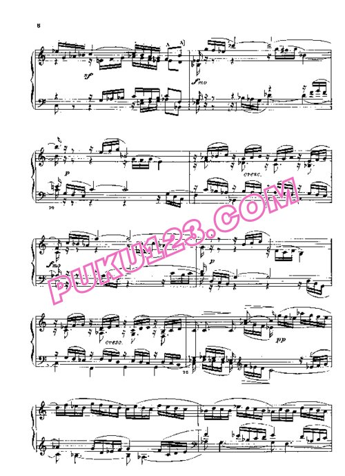 天天钢琴网-免费下载Rossini - Prelude Pretentieux