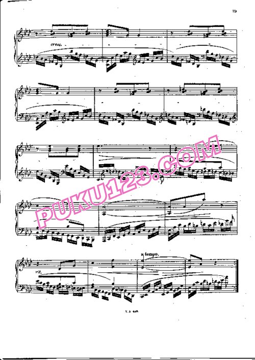 天天钢琴网-免费下载Rubinstein - Sonata No.2 in c Minor Op.20