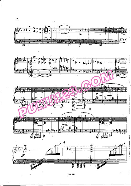 天天钢琴网-免费下载Rubinstein - Sonata No.2 in c Minor Op.20