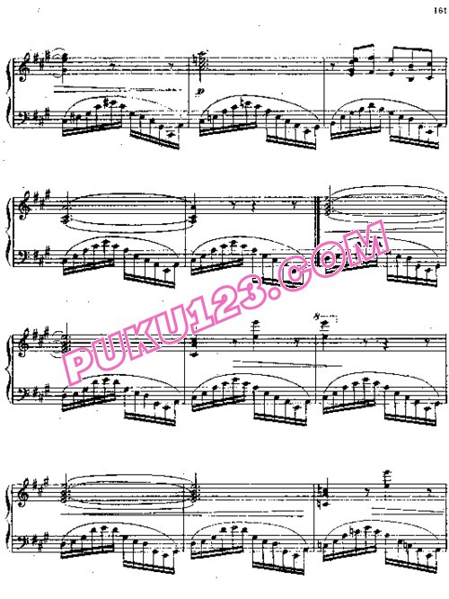 天天钢琴网-免费下载Rubinstein - Barcarolle No.2 in a Minor Op.45 bis