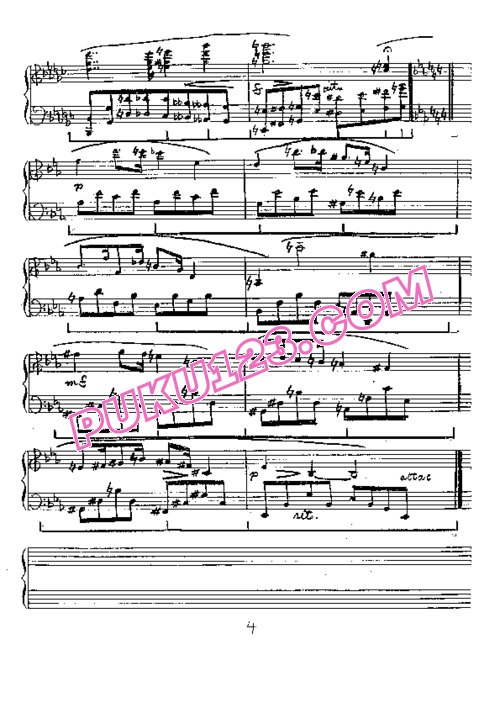 天天钢琴网-免费下载Rzewski - Chain of thought