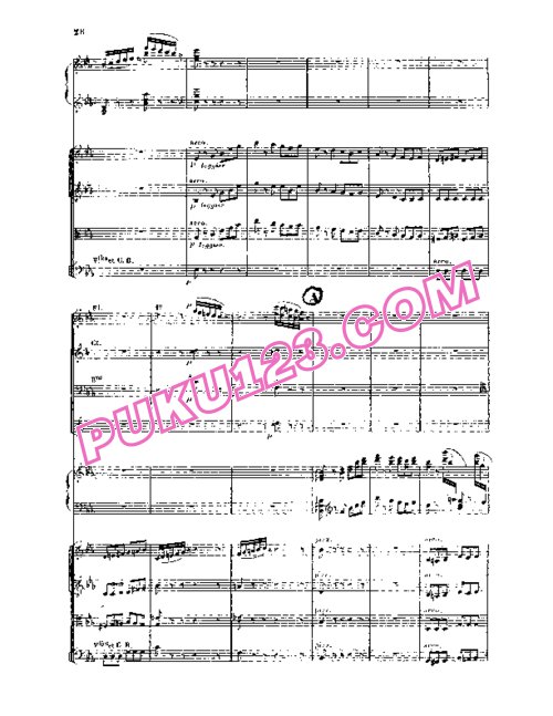 天天钢琴网-免费下载Saint Saens - Piano Concerto No.2 Op.22 - Full Score