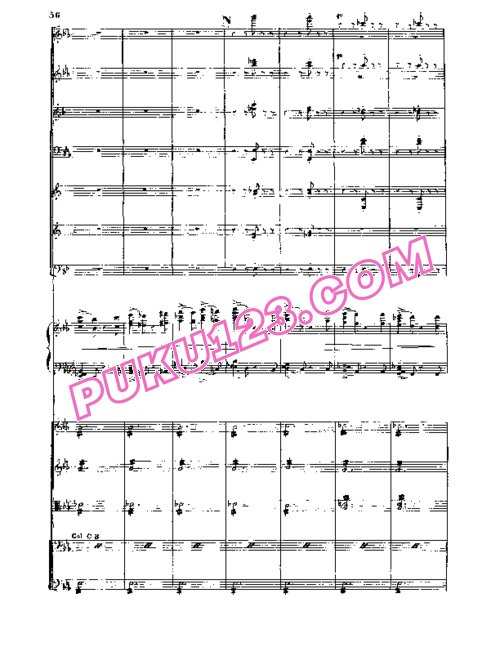 天天钢琴网-免费下载Saint Saens - Piano Concerto No.2 Op.22 - Full Score