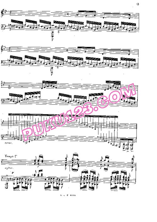 天天钢琴网-免费下载Saint-Saens - Bizet - Piano Concerto No.2 in g Minor Op.22 - Solo Piano 比才改编钢琴独奏版