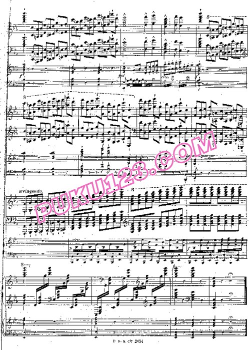 天天钢琴网-免费下载Saint-Saens - Piano Concerto No.3 Op.29 - 2 Pianos