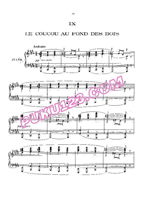 天天钢琴网-免费下载Saint-Saens - Garban - Carnival of The Animals - Solo Piano 嘉邦改编钢琴独奏版