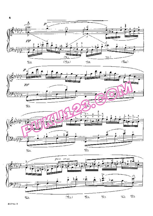 天天钢琴网-免费下载Saint-Saens - Godowsky - Le Cygne 戈多夫斯基改变钢琴独奏版《天鹅》