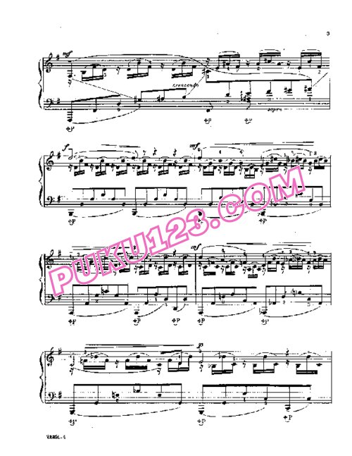 天天钢琴网-免费下载Saint-Saens - Siloti - The Swan 西洛蒂改编钢琴独奏版《天鹅》