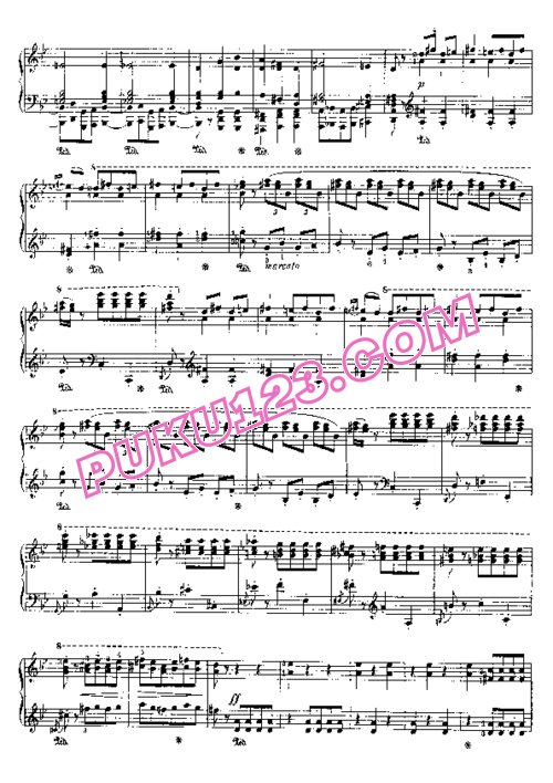 天天钢琴网-免费下载Saint-Saens - Liszt - Danse Macabre Op.40 - Solo Piano 李斯特改编钢琴独奏版