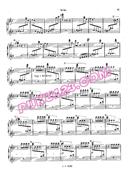 天天钢琴网-免费下载Saint-Saens - Benfeld - Caprice Valse, Wedding Cake Op.76 - 4 Hands 班费尔德改编钢琴四手联弹版