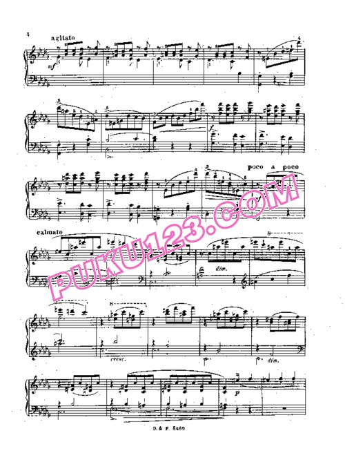天天钢琴网-免费下载Saint-Saens - Valse Nonchalante Op.110