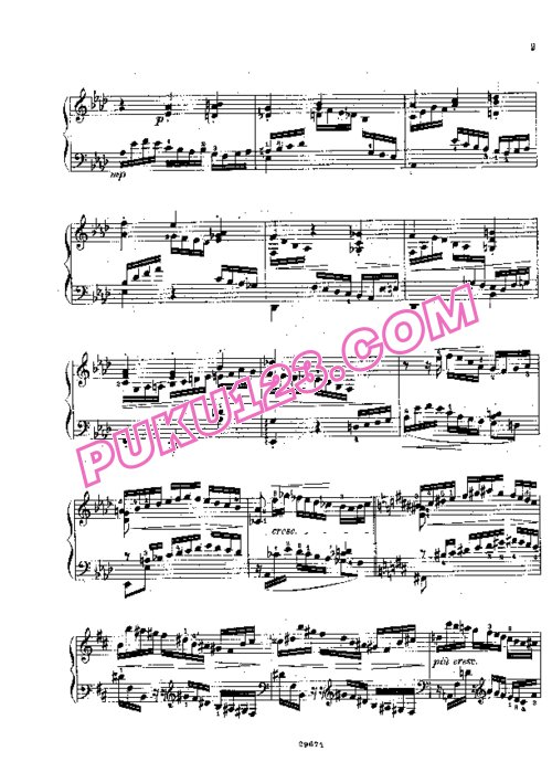 天天钢琴网-免费下载Sauer - Etudes de Concert No.20, A la Valse