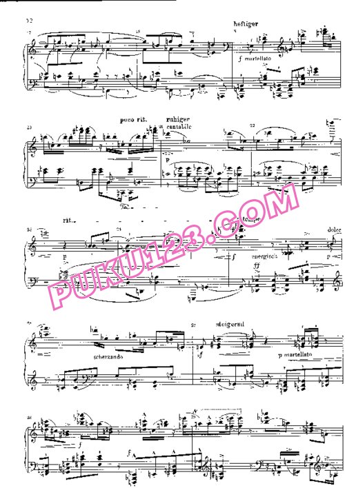 天天钢琴网-免费下载Schoenberg - Klavierstuck Op.33