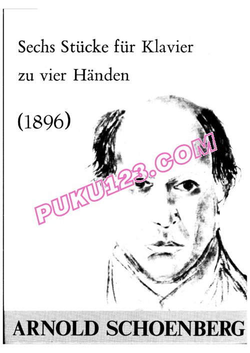 天天钢琴网-免费下载Schoenberg - Six Pieces for 4 Hands (1896) 四手联弹