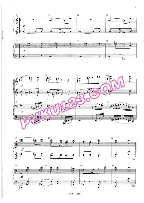 天天钢琴网-免费下载Schoenberg - Six Pieces for 4 Hands (1896) 四手联弹