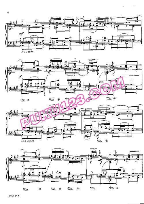 天天钢琴网-免费下载Schubert.-.Godowsky.-.Moment-Musicau-(op.94-3) 戈多夫斯基改编第3首“f小调”