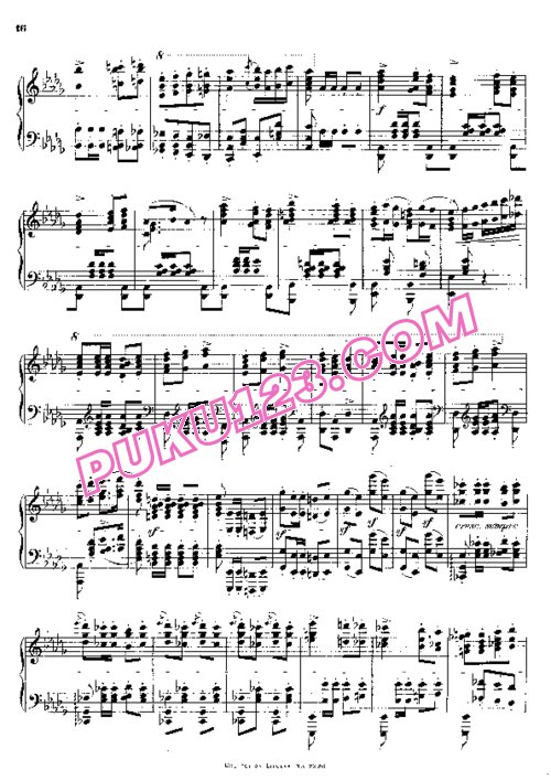天天钢琴网-免费下载Schubert - Tausig - Military March No.1 陶西格改编第1首钢琴独奏版
