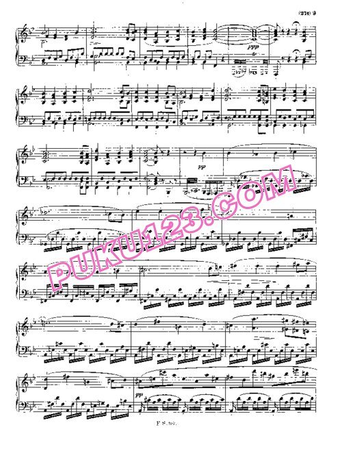 天天钢琴网-免费下载Schubert - Piano Sonata No.21 in B-flat Major D.960