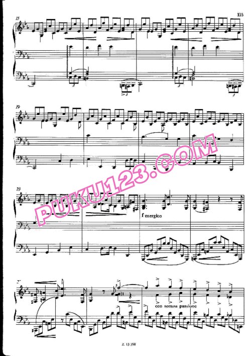 天天钢琴网-免费下载Liszt - Schubert - Erstarrung from Winterreise S.561-5 李斯特改编钢琴独奏版