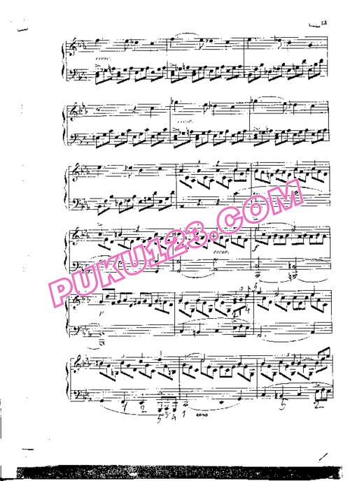 天天钢琴网-免费下载Schubert - Wittmann - Erstarrung from Winterreise D.911 维特曼改编钢琴独奏版