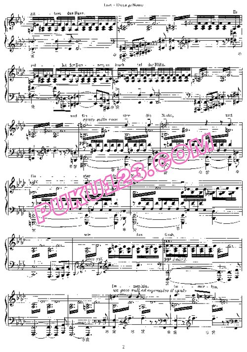 天天钢琴网-免费下载Schubert - Liszt - Die Junge Nonne D.828 李斯特改编钢琴独奏版