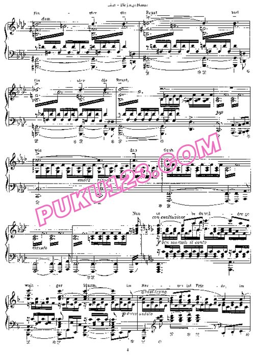 天天钢琴网-免费下载Schubert - Liszt - Die Junge Nonne D.828 李斯特改编钢琴独奏版