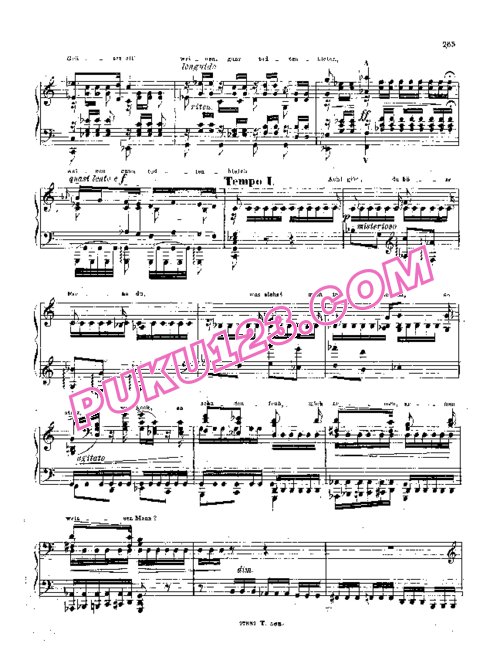 天天钢琴网-免费下载Schubert - Liszt - Die bose Farbe S.565-4 李斯特改编钢琴独奏版