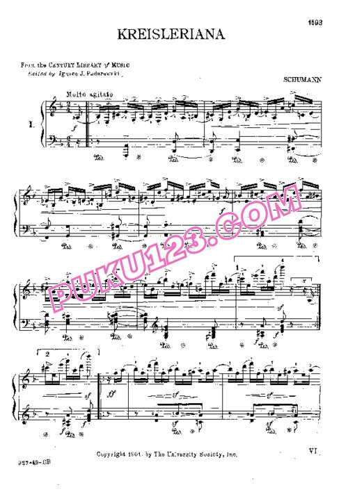 天天钢琴网-免费下载Schumann - Kreisleriana Op.16