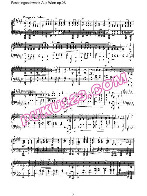 天天钢琴网-免费下载Schumann - Faschingsschwank Aus Wien Op.26