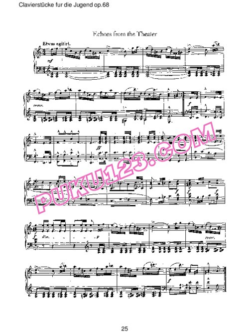 天天钢琴网-免费下载Schumann - Album fur die Jugend Op.68