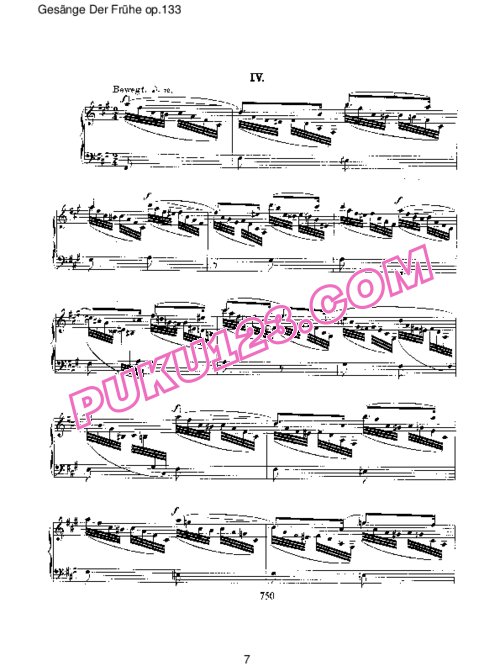 天天钢琴网-免费下载Schumann - Morning Songs Op.133