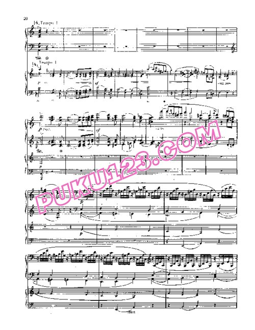 天天钢琴网-免费下载Schumann - Hiller - Piano Concerto in a Minor Op.54 - 2 Pianos