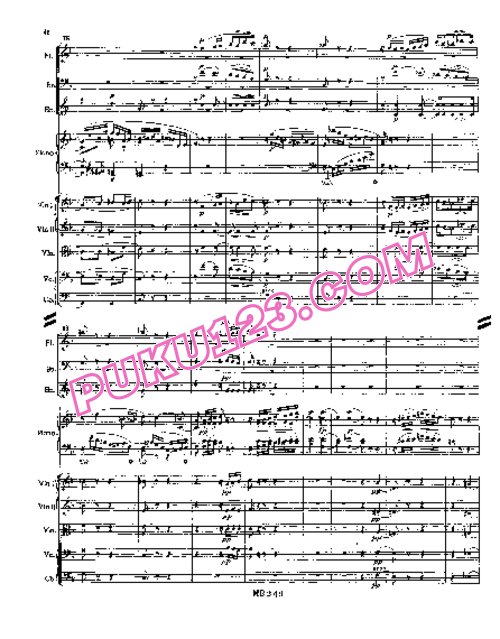 天天钢琴网-免费下载Schumann - Piano Concerto in a Minor Op.54 - Full Score