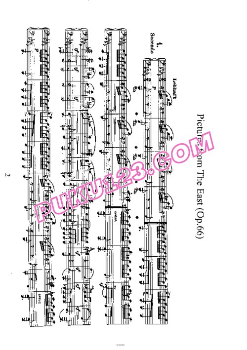 天天钢琴网-免费下载Schumann - Bilder Aus Osten Op.66 - 4 Hands