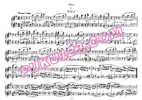 天天钢琴网-免费下载Schumann - Ballszenen Op.109 - 4 Hands