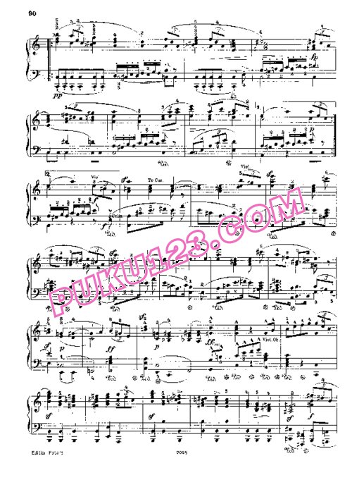 天天钢琴网-免费下载Schumann - Horn - Symphony No.3 in E-flat Major, Rhenish Op.97 - Solo Piano