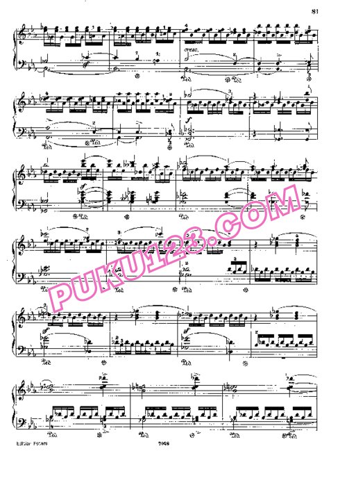 天天钢琴网-免费下载Schumann - Horn - Symphony No.3 in E-flat Major, Rhenish Op.97 - Solo Piano