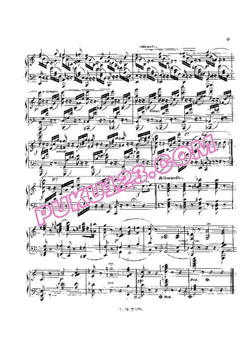 天天钢琴网-免费下载Schumann, Clara - Variations de Concert Op.8
