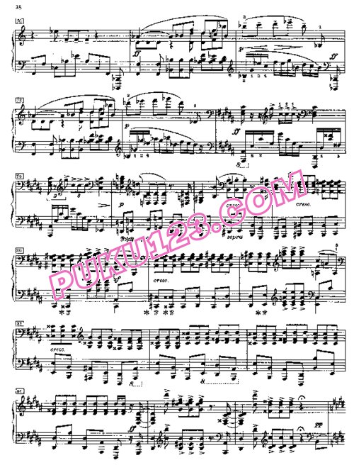 天天钢琴网-免费下载Scriabin - Piano Sonata No.2 in g-Sharp Minor, Sonata Fantasy Op.19