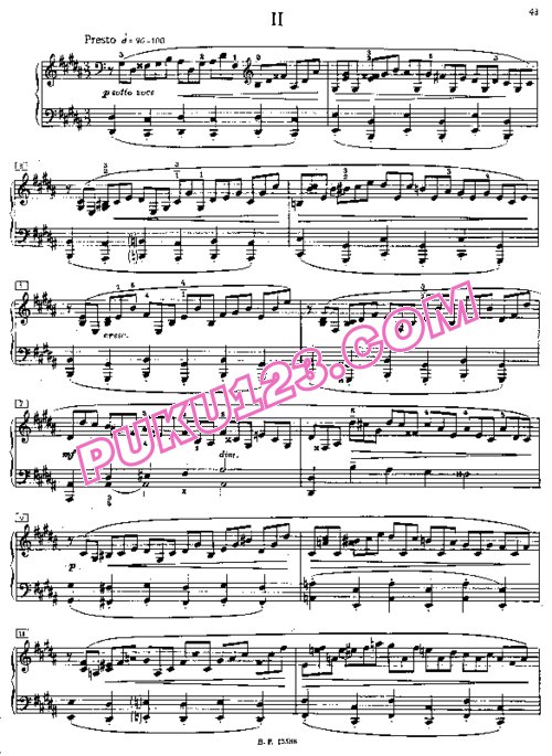 天天钢琴网-免费下载Scriabin - Piano Sonata No.2 in g-Sharp Minor, Sonata Fantasy Op.19