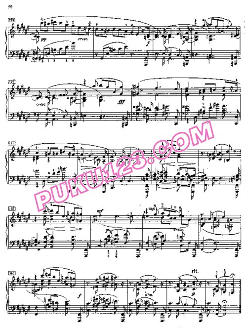 天天钢琴网-免费下载Scriabin - Piano Sonata No.3 in f-Sharp Minor Op.23