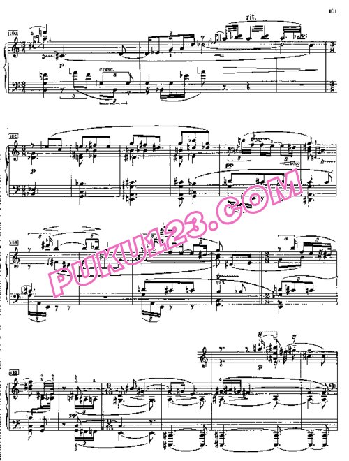 天天钢琴网-免费下载Scriabin - Piano Sonata No.10 Op.70