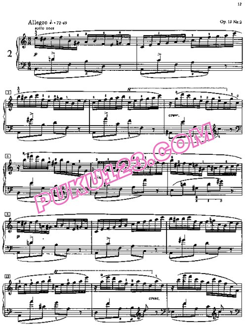 天天钢琴网-免费下载Scriabin - Six Preludes Op.13