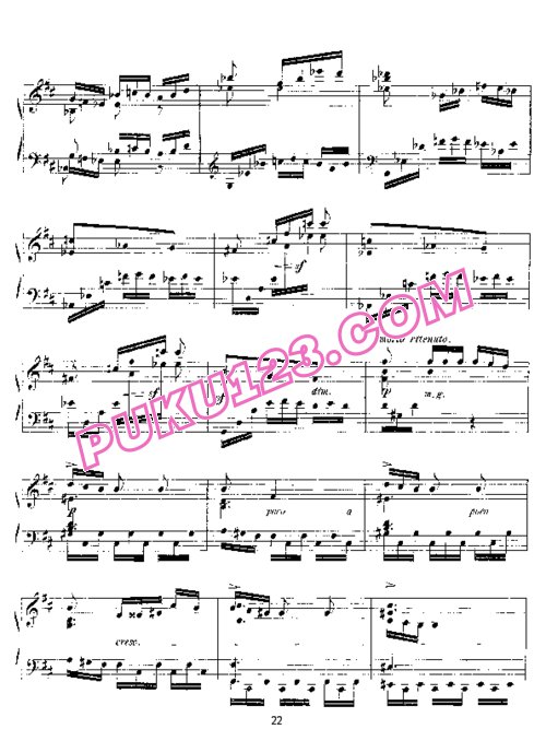 天天钢琴网-免费下载Scriabin - Two Nocturnes Op.5