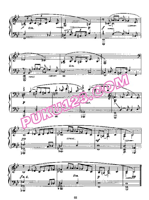 天天钢琴网-免费下载Scriabin - 3 Preludes Op.35