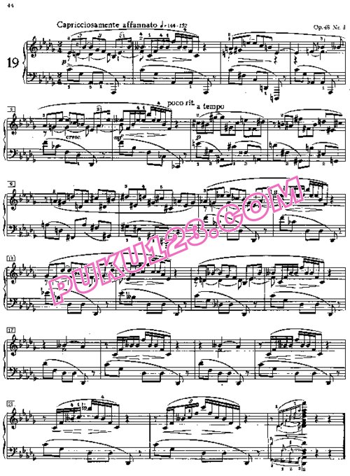 天天钢琴网-免费下载Scriabin - 4 Preludes Op.48