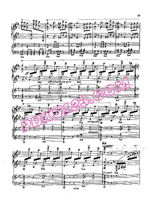 天天钢琴网-免费下载Sgambati - Piano Concerto in g Minor Op.15 双钢琴版