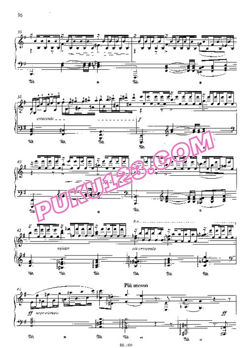 天天钢琴网-免费下载Sgambati - Nocturne No.6 in E Major Op.33